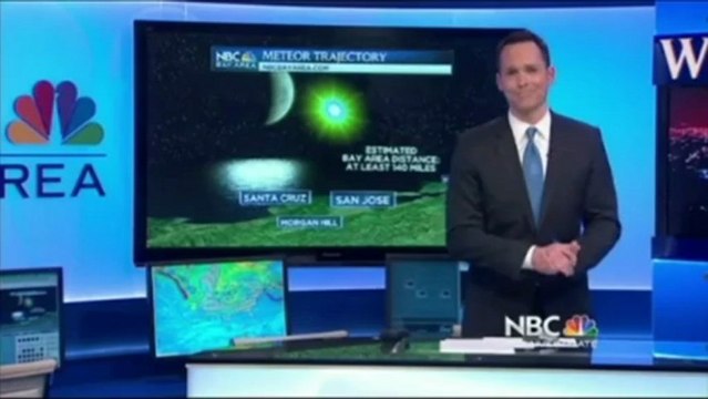 Fireball Streaks Across Bay Area Night Sky (Feb 15th, 2013).