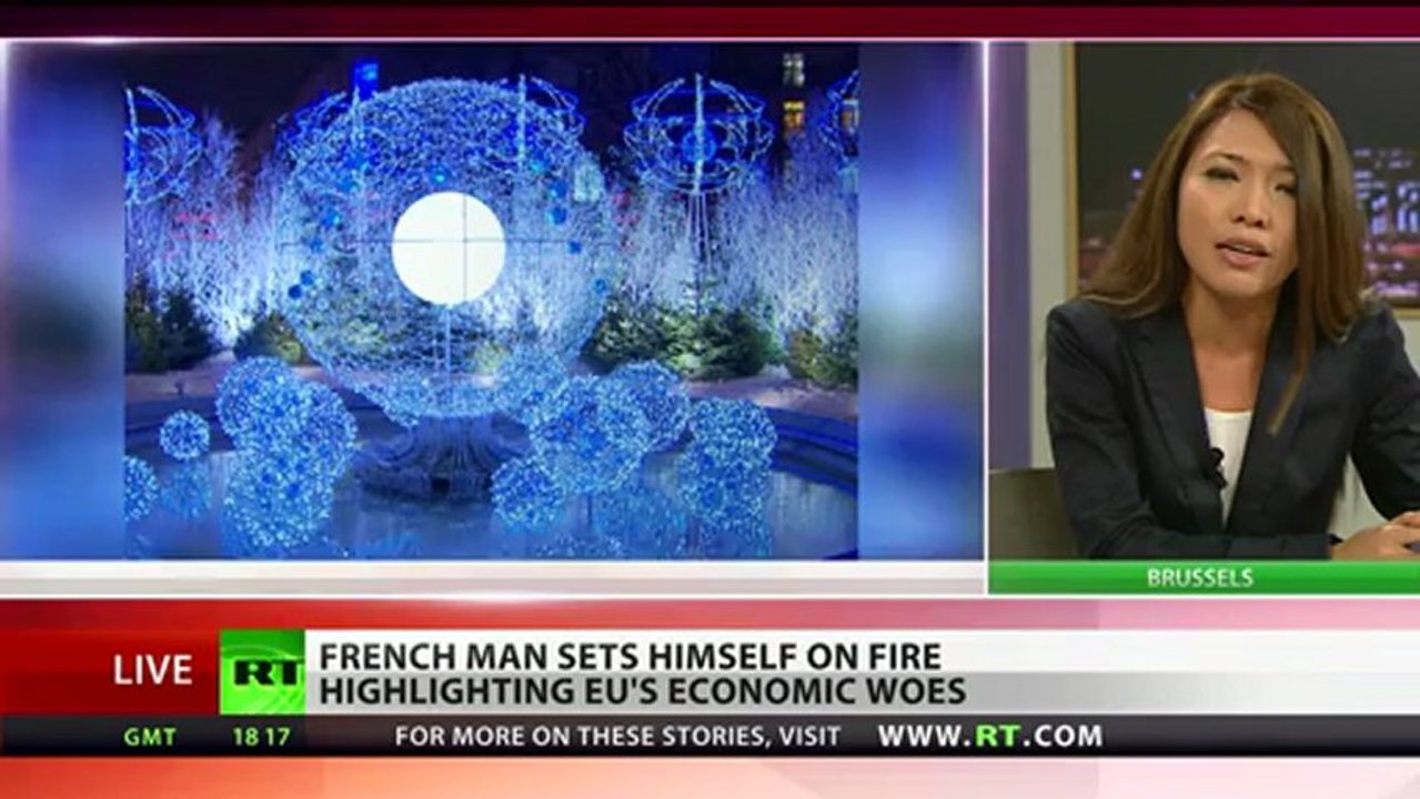Frenchman sets himself on fire and dies outside job center