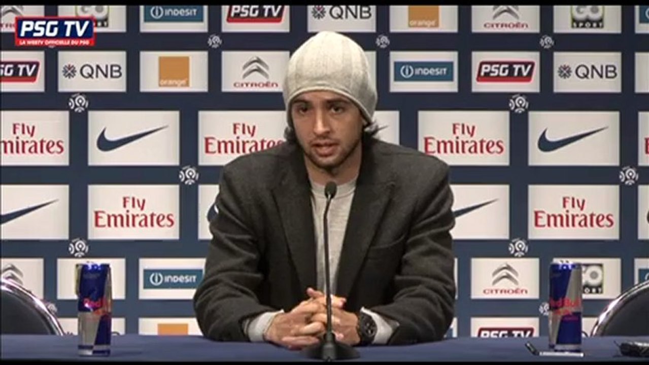 Conférence de presse de Javier Pastore