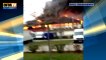 Impressionnant incendie à Aubervilliers : Témoins BFMTV - 22/02