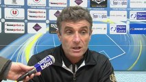 Conférence de presse Tours FC - Clermont Foot : Bernard BLAQUART (TOURS) - Régis BROUARD (CFA) - saison 2012/2013