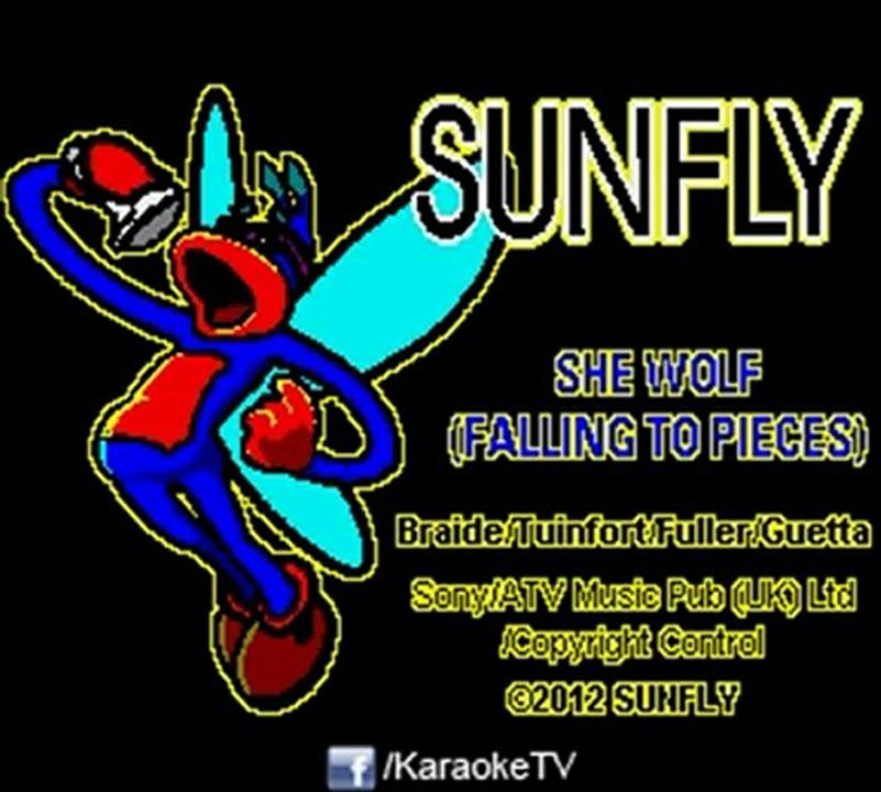 KARAOKE David Guetta and Sia - She Wolf Falling To Pieces