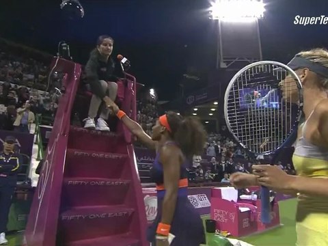 Serena Williams - Maria Sharapova(Piłka Meczowa - Półfinał WTA Doha)