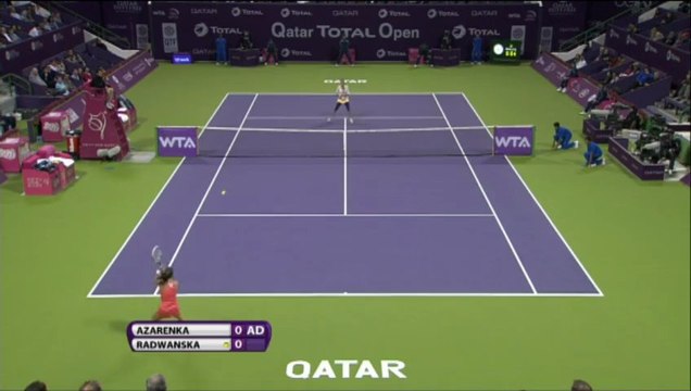 Azarenka batte Radwanska - Doha, semifinale