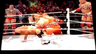 Elimination Chamber 2013 - Brodus Clay & Tensai vs Damien Sandow & Cody Rhodes