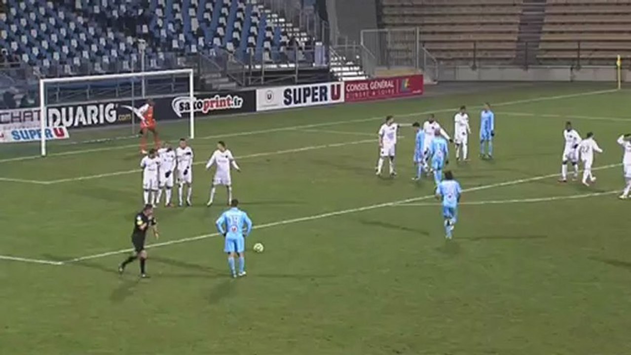 Tours FC (TOURS) - Clermont Foot (CFA) Le résumé du match (25ème journée) - saison 2012/2013