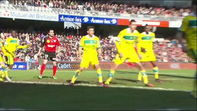 EA Guingamp (EAG) - FC Nantes (FCN) Le résumé du match (25ème journée) - saison 2012/2013