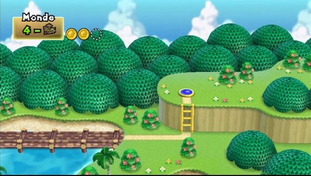 New Super Mario Bros. Wii - Monde 4 : Niveau 4-Forteresse volante
