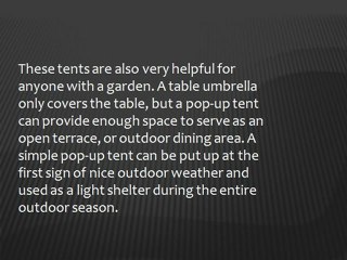 Custom Pop up Tents
