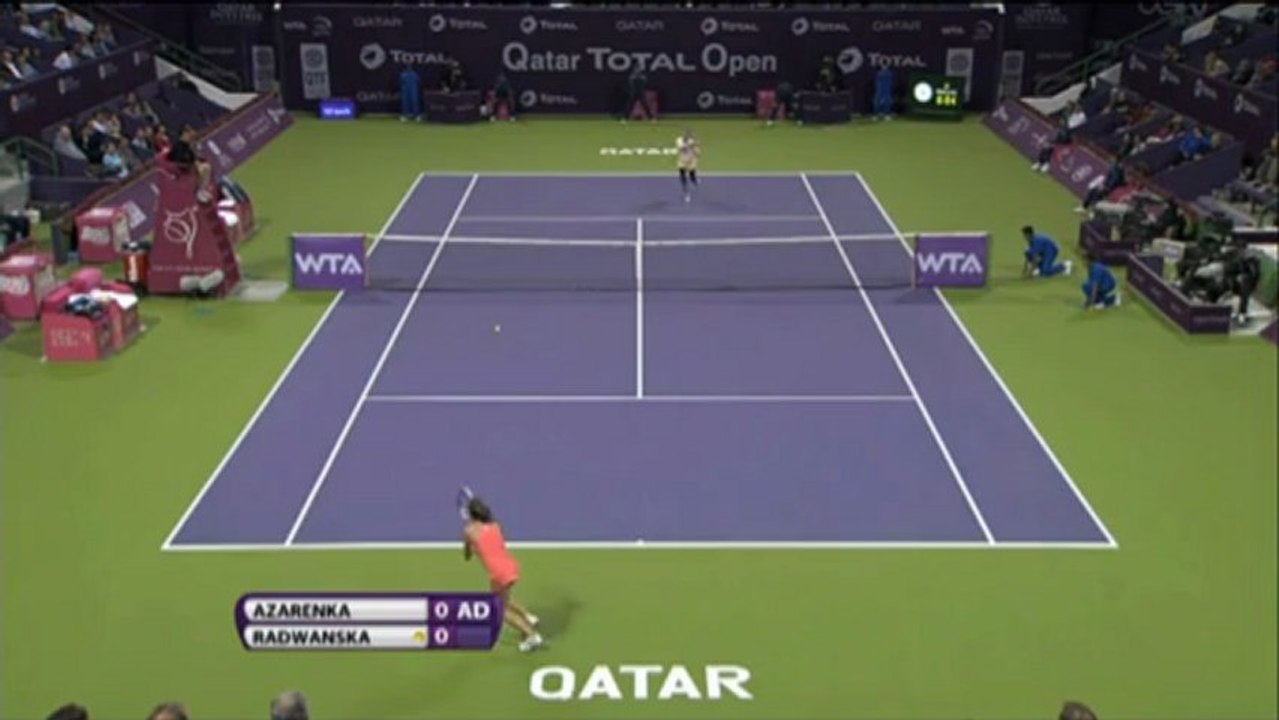 Doha: Azarenka lässt Radwanska keine Chance