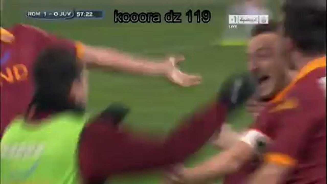 روما 1-0 اليوفي صاروخ توتي