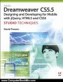 Computing Book Reviews: Adobe Dreamweaver CS5.5 Studio Techniques: Designing and Developing for Mobile with jQuery, HTML5, and CSS3 by David Powers