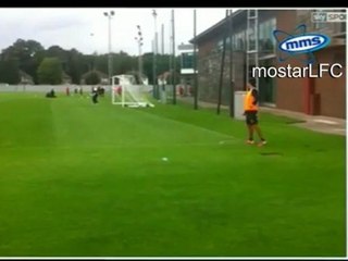 Pepe Reina Incredible Over-Head Kick Goal in Training