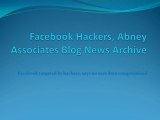 Facebook Hackers, Abney Associates Blog News Archive