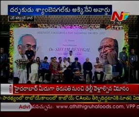 Akkineni national award to Director Shyam Benegal