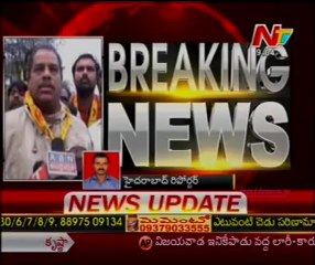 Sr NTR Statue fired by unidentified Protesters @ Alwal