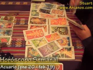 Horoscopo Acuario del 25 al 31 de enero 2009 - Tarot