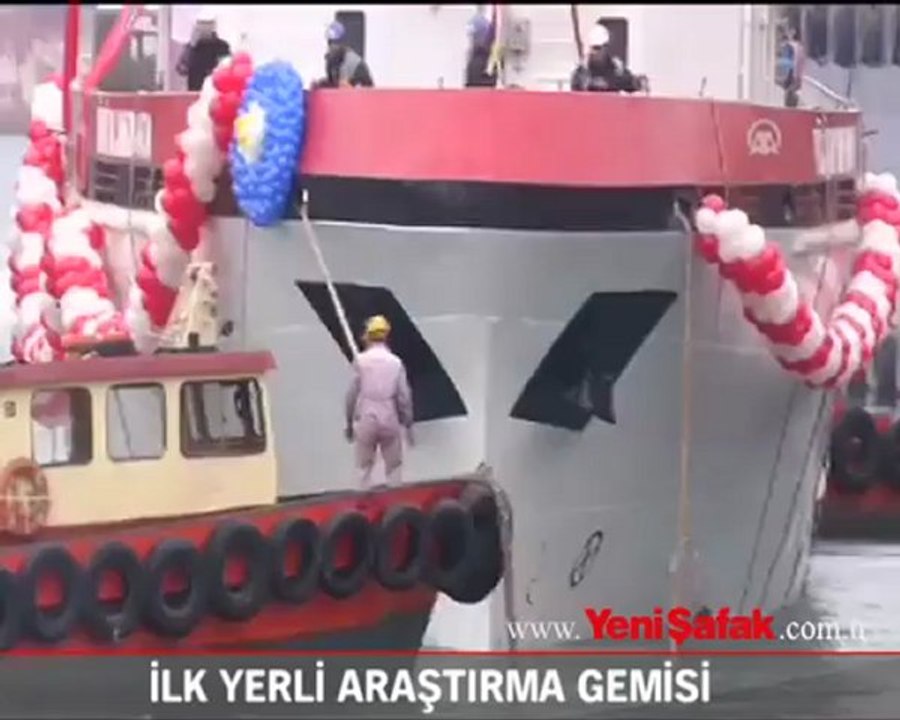 İlk yerli araştırma gemisi denizde