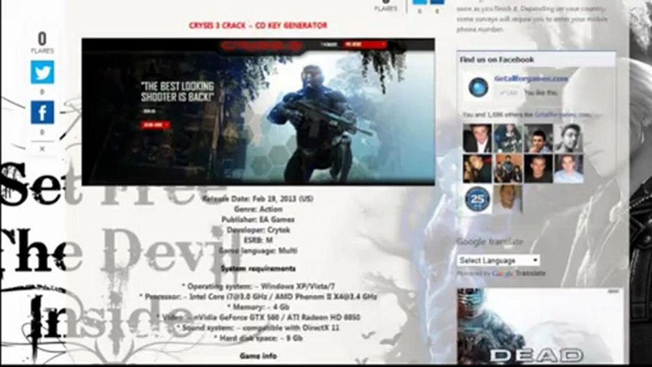 Crysis 3 pc crack & cd keygen ORIGIN