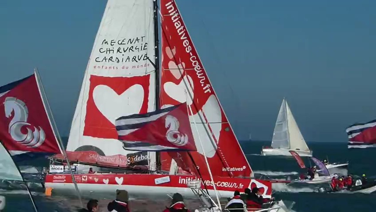 Arrivée de Tanguy De Lamotte 2013 (teamsportvendee.fr E-B 1)