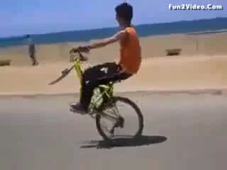One Wheel Cycle Wheeling Video
