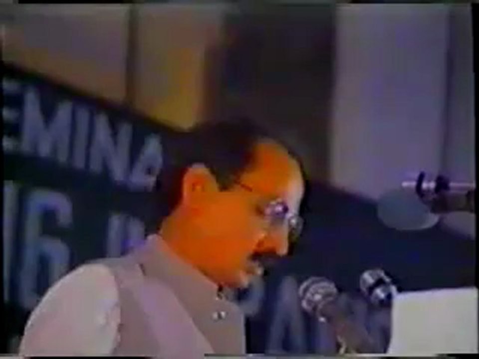 AZEEM AHMED TARIQ'S speech (Chairman of MQM)