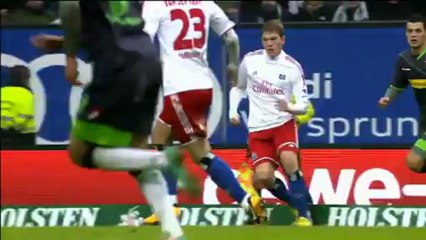 Van der Vaart thunderbolt against Moenchengladbach