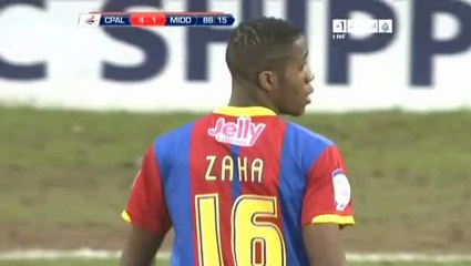 Wilfried Zaha Vs Middlesbrough Home 12-13