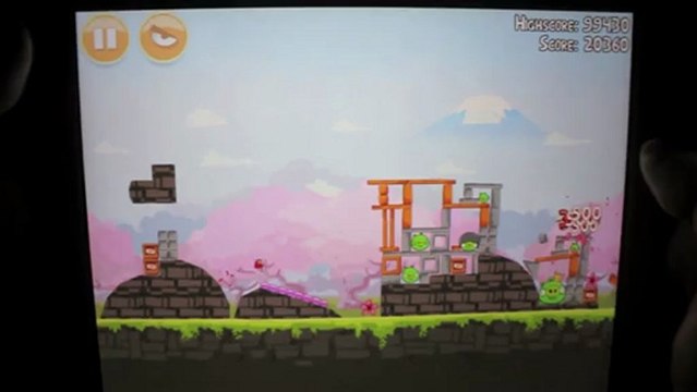 Angry Birds Seasons Level 1-15 3-Star Cherry Blossom Walkthrough iPhone/iPod/iPad 103410