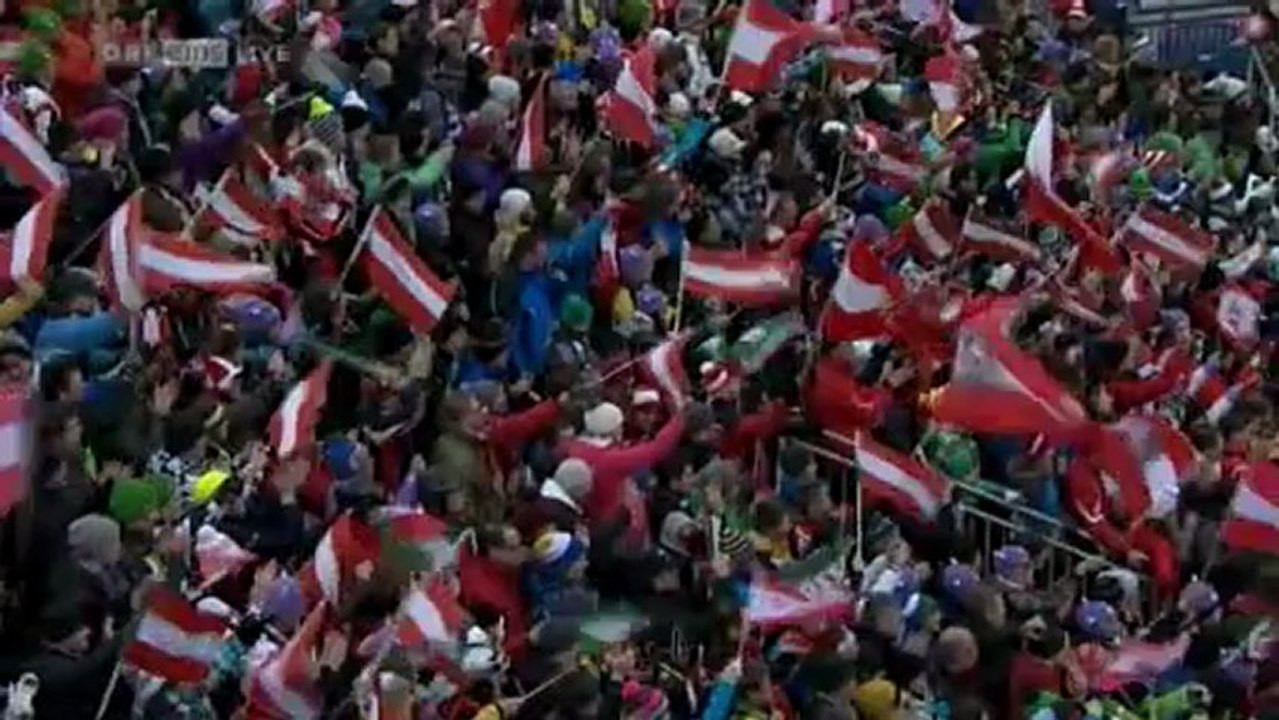Alpine Skiing World Champs - Schladming Men's Slalom Award Ceremony