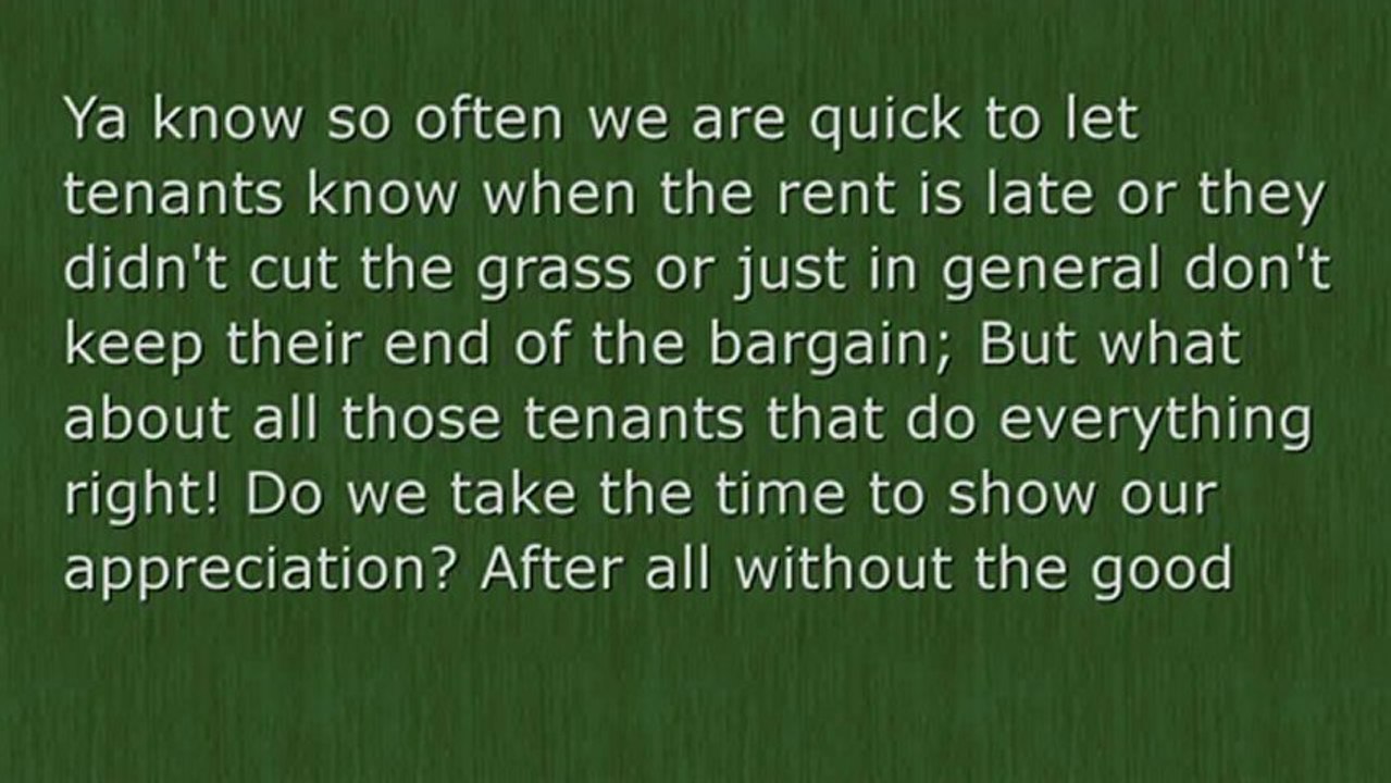 How To Keep Good Tenants In A Real Estate Rental