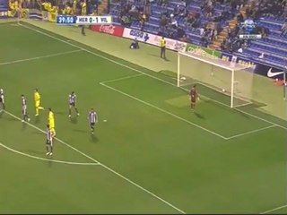 Hercules Vs Valencia 1-1, Liga Adelante 2013