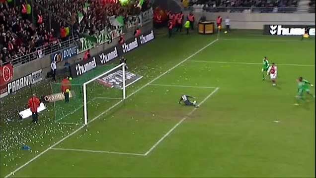 But Gaëtan COURTET (76ème) - Stade de Reims - AS Saint-Etienne (1-1) - saison 2012/2013