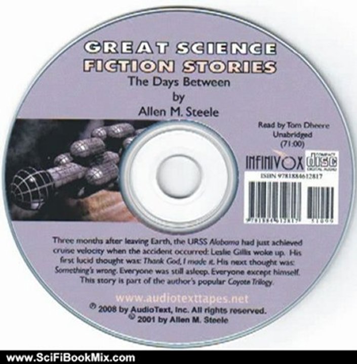 Science Fiction Book: The Days Between (Great Science Fiction Stories) by Allen M. Steele, Allan Kaster, Michael Overton