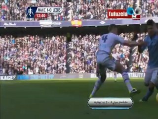 اهداف مان سيتي # ليدز يونايتد.