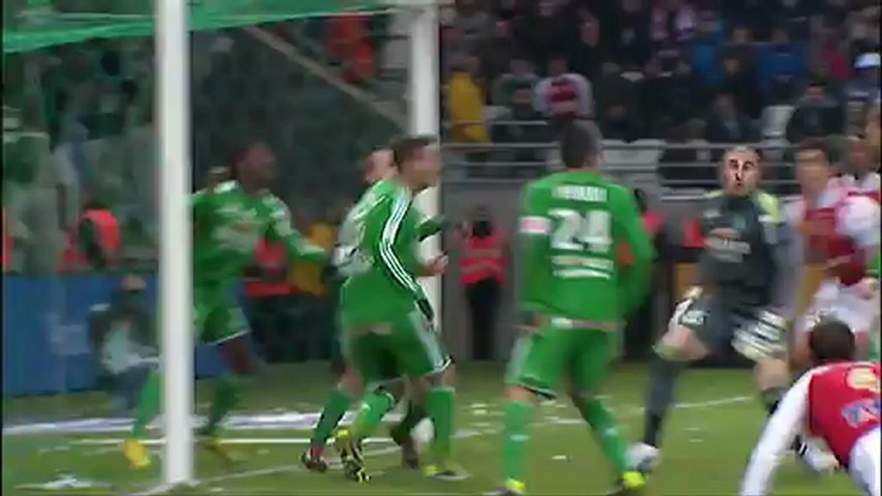 Stade de Reims (SdR) - AS Saint-Etienne (ASSE) Le résumé du match (25ème journée) - saison 2012/2013