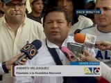 Diputado Andrés Velásquez visita Embajada de Cuba en solidaridad con estudiantes