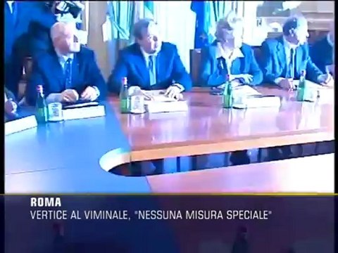 Sicurezza, vertice al Viminale