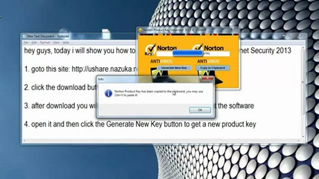 Free Norton Internet Security 2013 Product Key