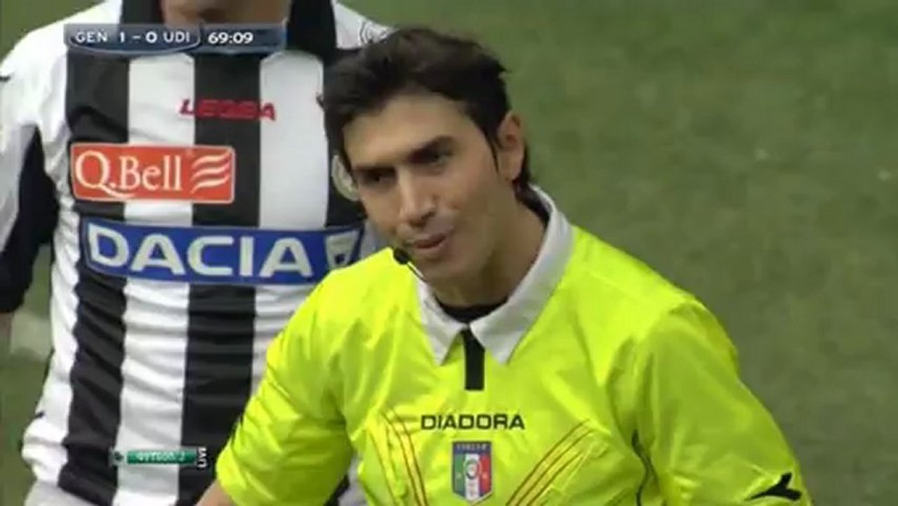 Футбол. Чемпионат Италии. 25 тур. Дженоа-Удинезе. 2 тайм (17.02.2013)
