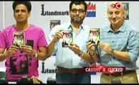Manoj Bajpai, Anupam Kher, Neeraj Pandey at the book launch of Special Chabbis