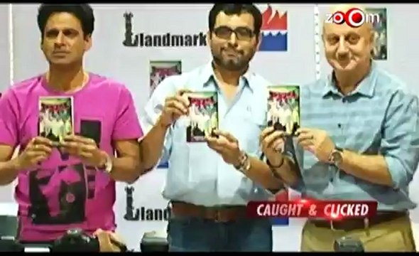 Manoj Bajpai, Anupam Kher, Neeraj Pandey at the book launch of Special Chabbis