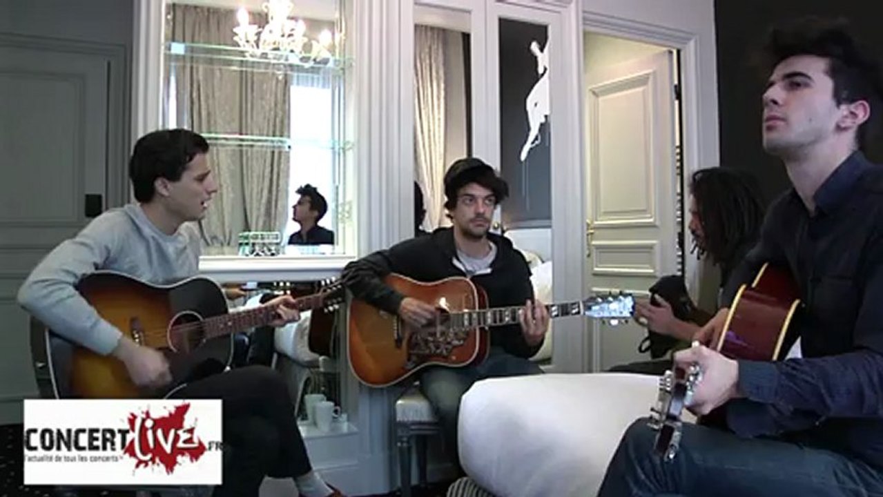 BB Brunes, session live acoustique de "Coups et blessures" pour Concertlive.fr