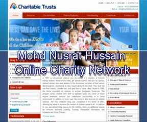 Mohd Nusrat Hussain - Charity Activities Online