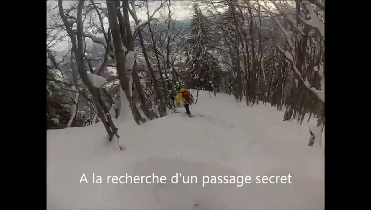Elodie Mouthon ouvre un nouveau couloir dans les Aravis