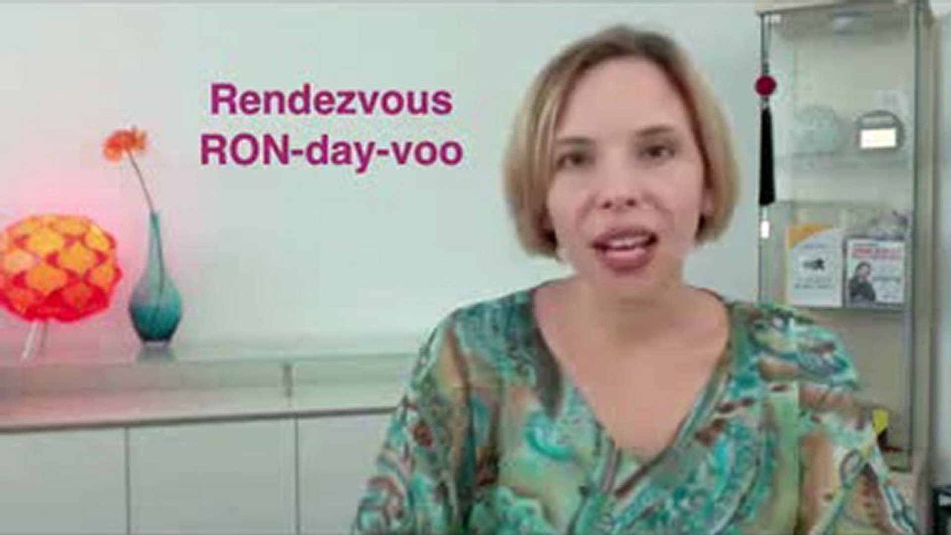How To Pronounce Rendezvous 60 Sec Quick Fix Heather Hansen Video Dailymotion