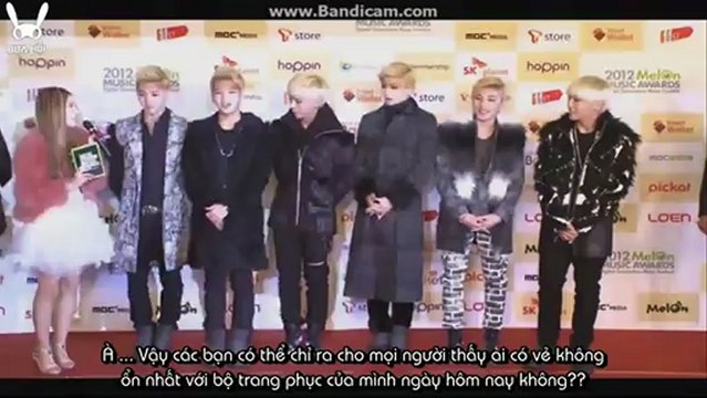 [BựaHội][Vietsub] B.A.P @ MelOn Music Awards 121214 - Red Carpet