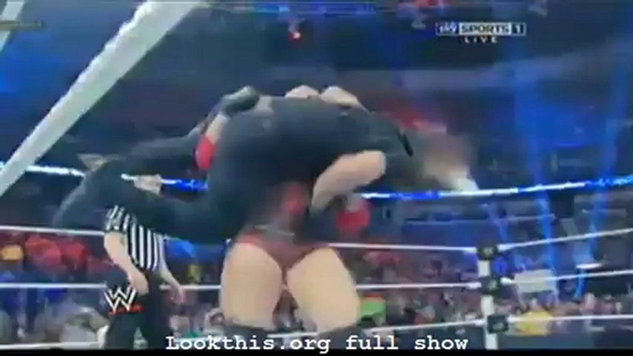 HD Shield Spear Ryback for victory Elimination Chamber 2013