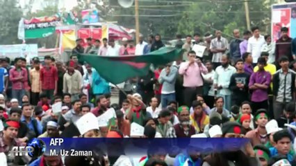 Le Bangladesh paralysé par une grève générale