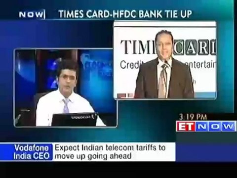 Mr. Vineet Jain launches Times Card in tie up with HDFC Bank